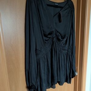 Torrid Black Long Sleeve Blouse